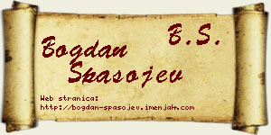 Bogdan Spasojev vizit kartica